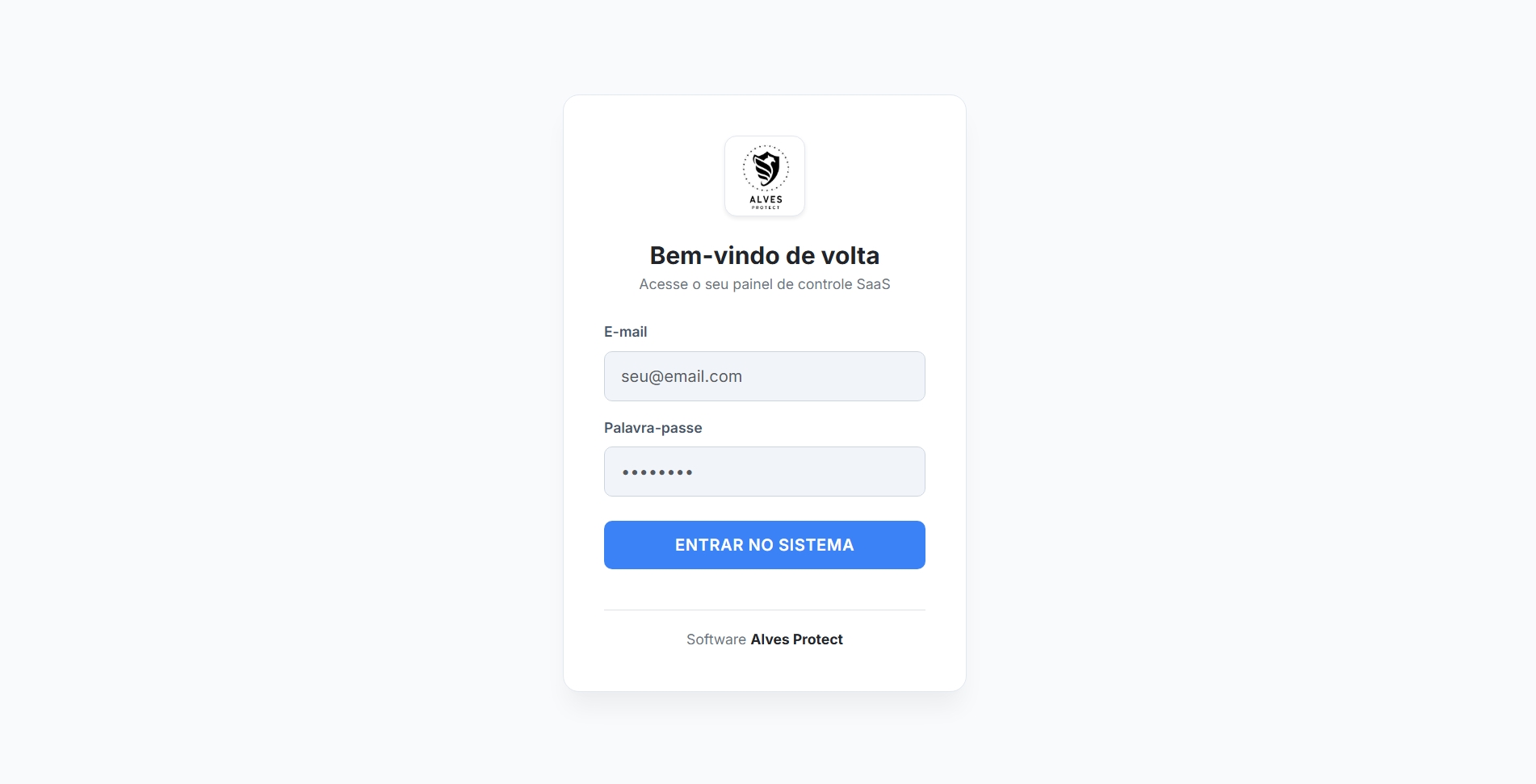 Tela de Crie sua Conta